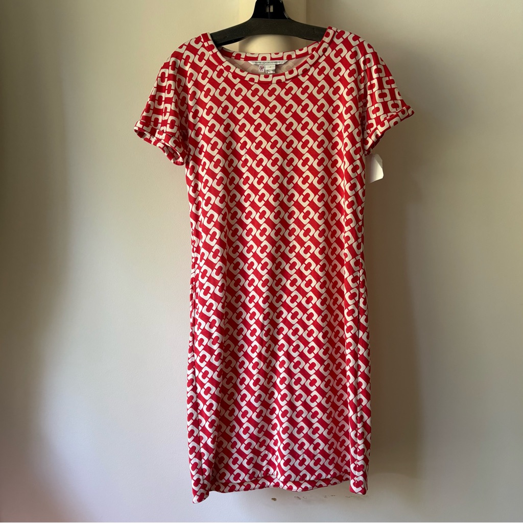 Dvf Iconic Vintage Chainlink Silk Jersey Dress | 10 | Pockets! Nwt